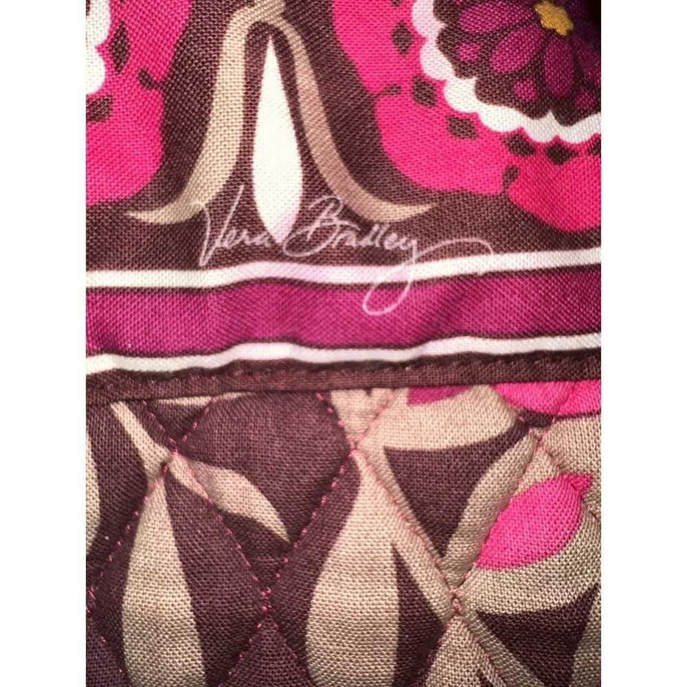 Vera Bradley‎ Tote Toggle Quilted Shoulder Bag Purse Carnaby Floral W13.5xL12.5